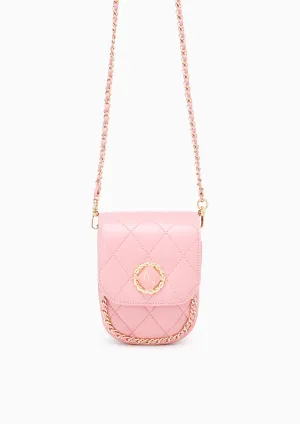 Emma Mini Wallet On Chain  Pink