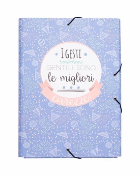 Erik Grupo Folder Elasticated, A4 Amelie Italian 3 Flap Folder