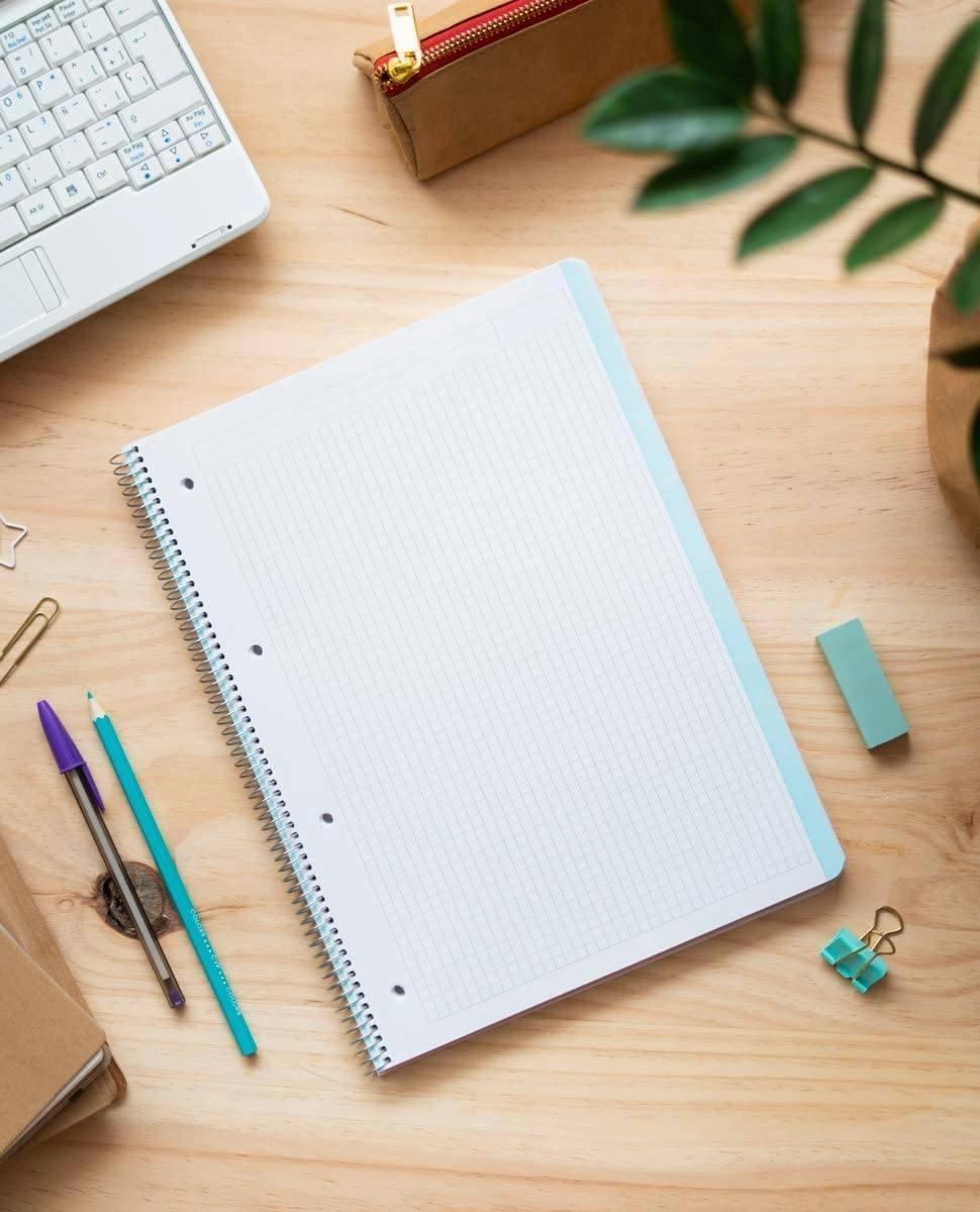 Erik Grupo Spiral Notebook A4, Microperforated, Amelie Pastel Collection