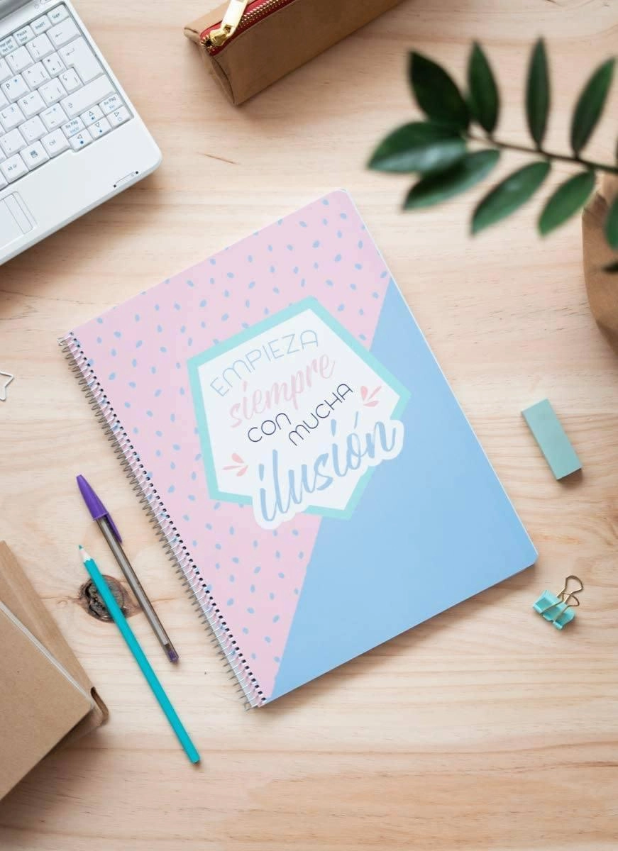 Erik Grupo Spiral Notebook A4, Microperforated, Amelie Pastel Collection