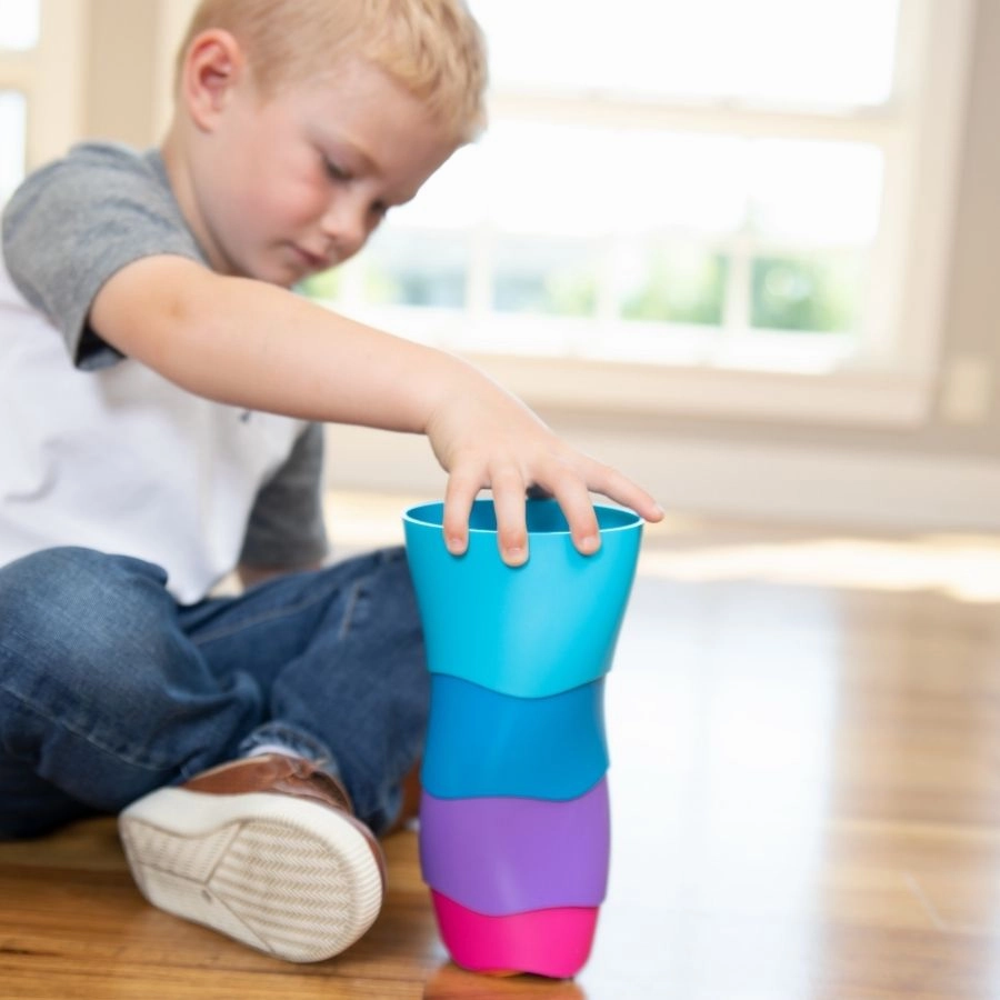Fat Brain Toy Co - SpiroKu Stacking and Nesting Toy