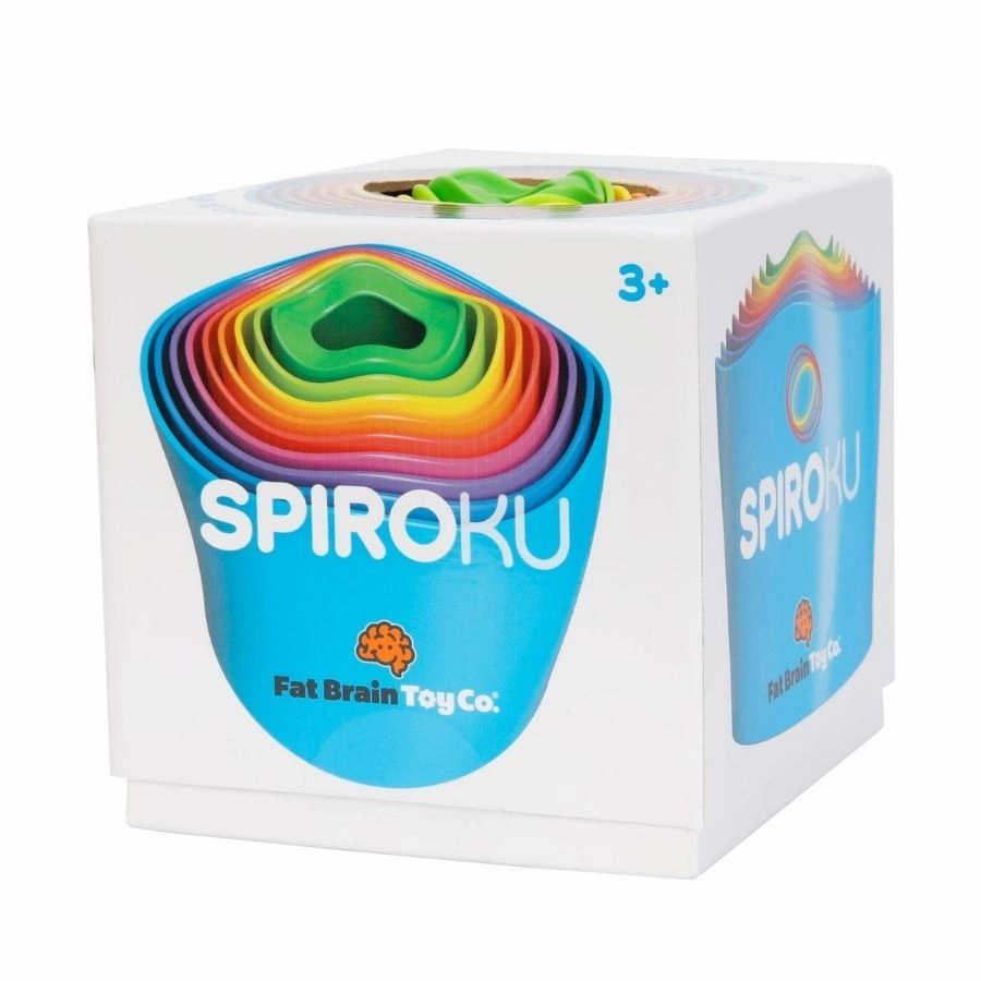 Fat Brain Toy Co - SpiroKu Stacking and Nesting Toy