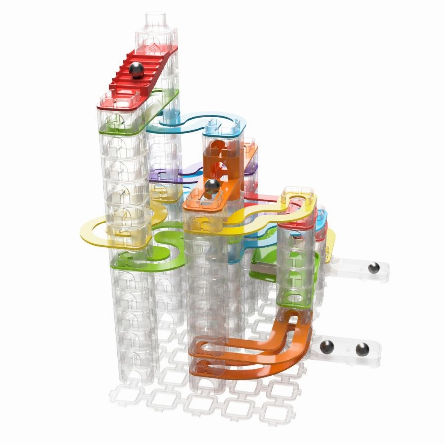 Fat Brain Toy Co - Trestle Tracks Deluxe Set Marble Run