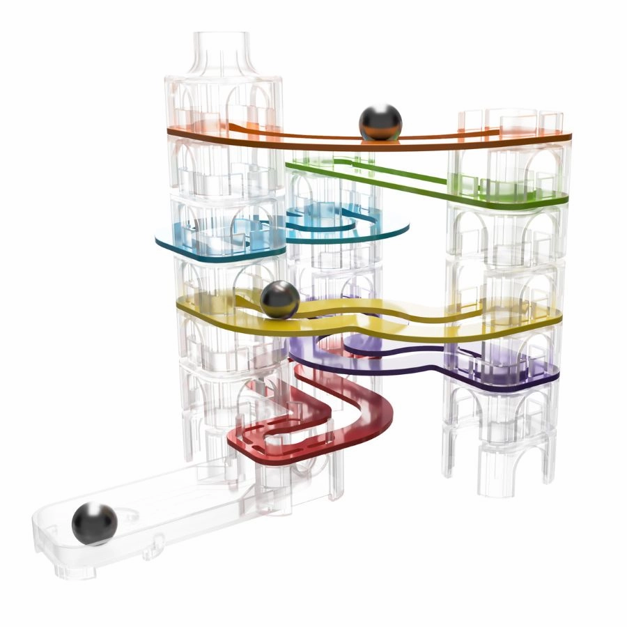 Fat Brain Toy Co - Trestle Tracks Starter Set Marble Run
