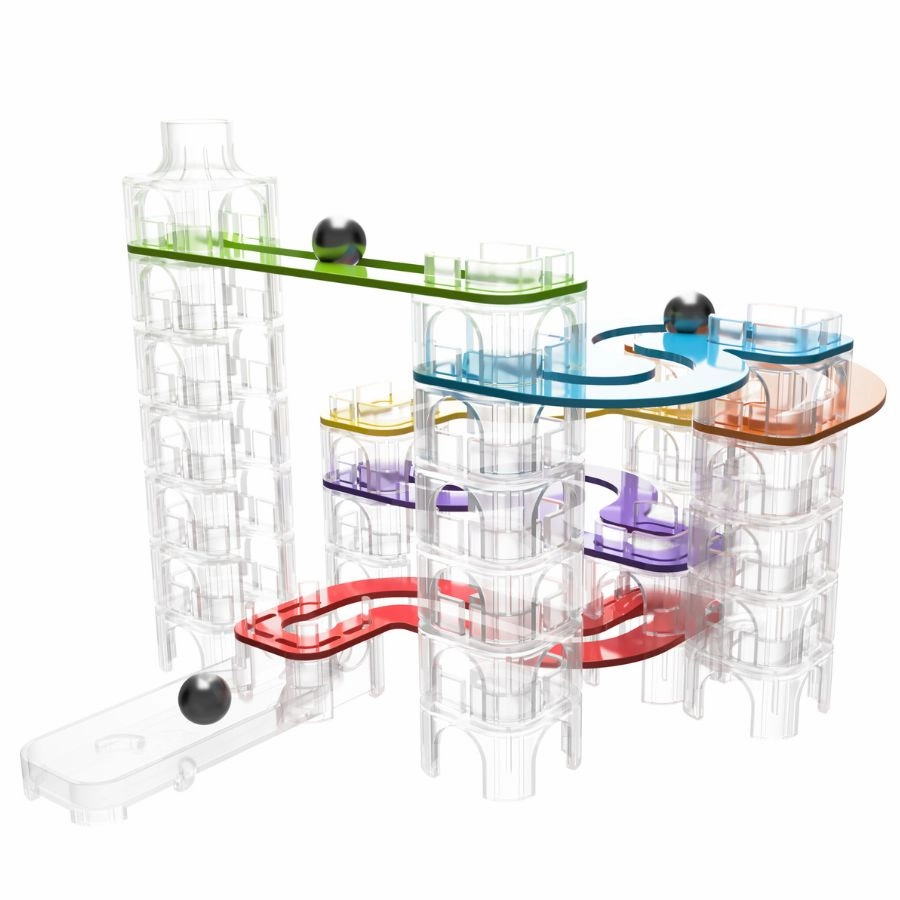 Fat Brain Toy Co - Trestle Tracks Starter Set Marble Run