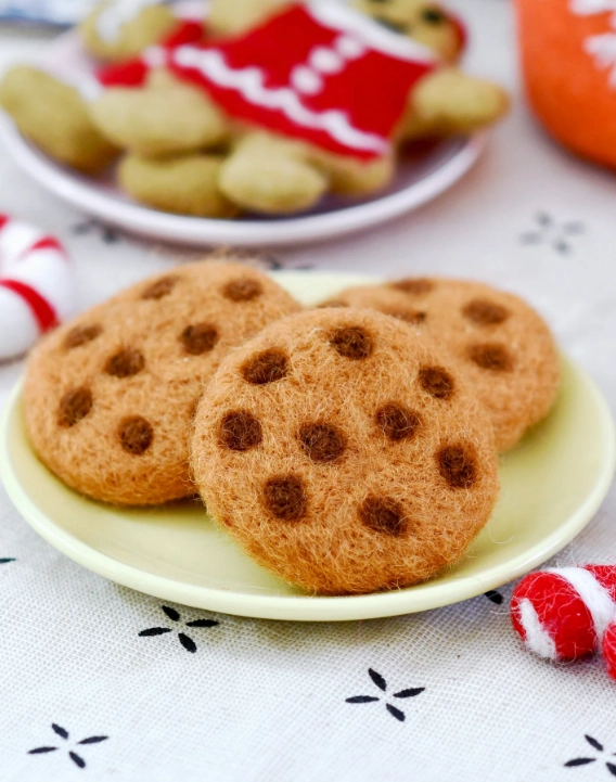 Felt Cookies, Set of 3
