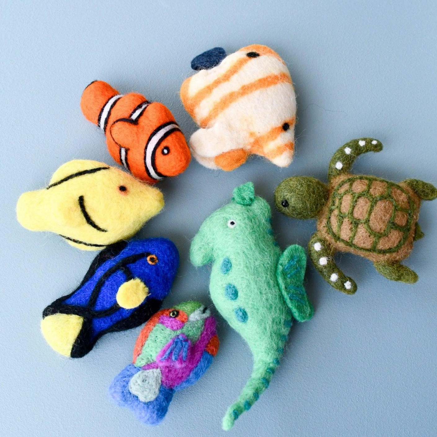 Felt Coral Reef Fish Set