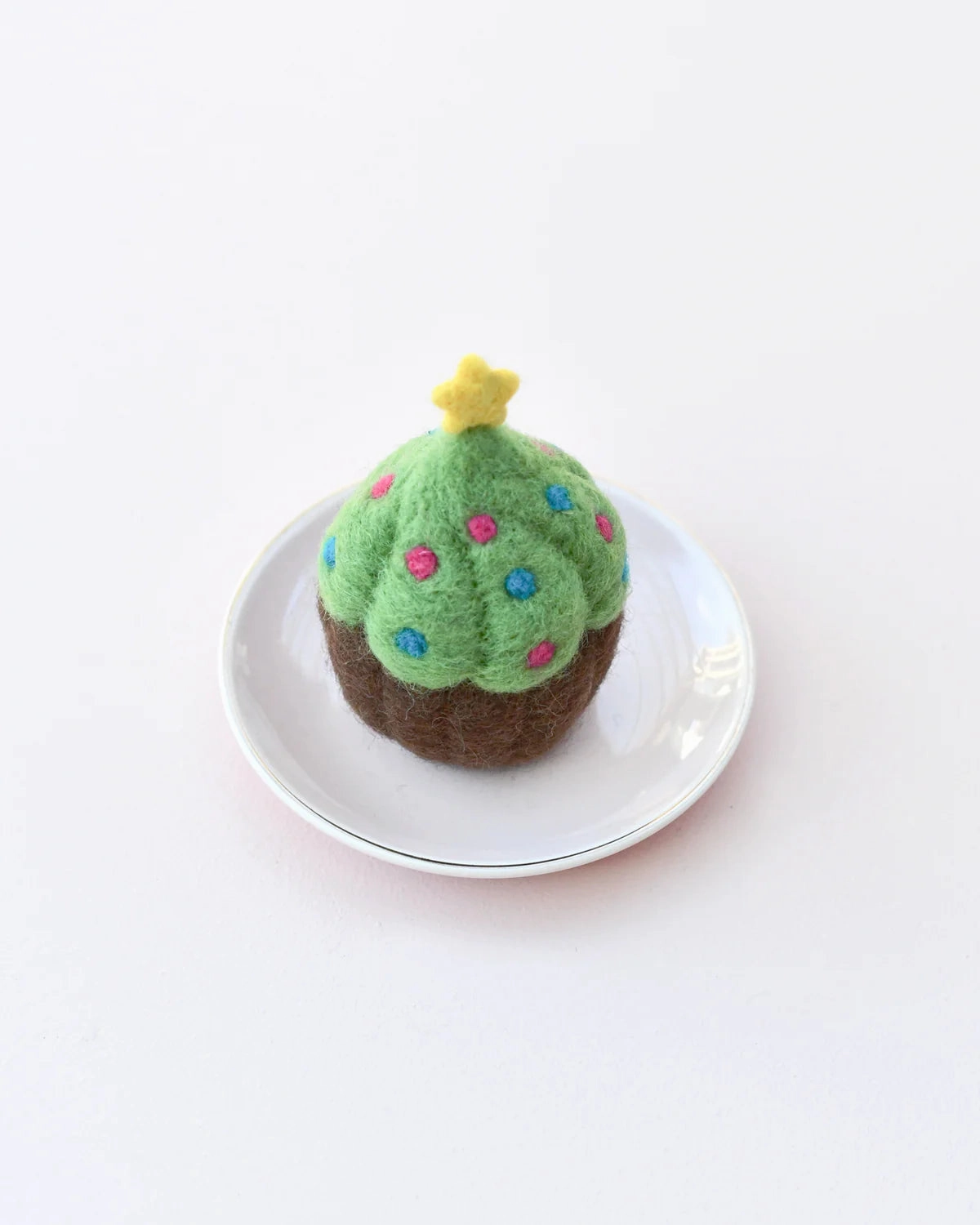 Felt Cupcake, Christmas Tree