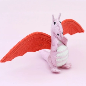 Felt Dragon Pink