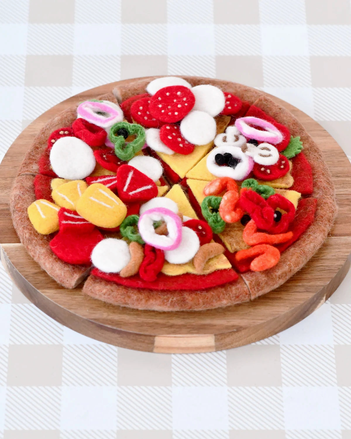 Felt Mushroom Pizza Slice
