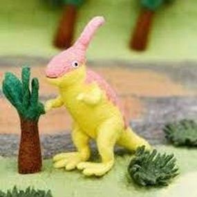 Felt Parasaurolophus Dinosaur