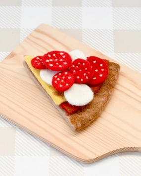 Felt Pepperoni Pizza Slice