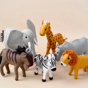 Felt Safari Animals Set