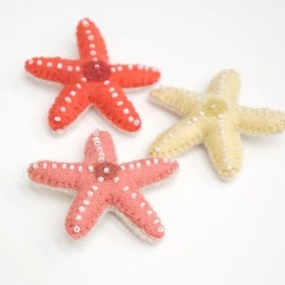 Felt Starfish- Set of 3
