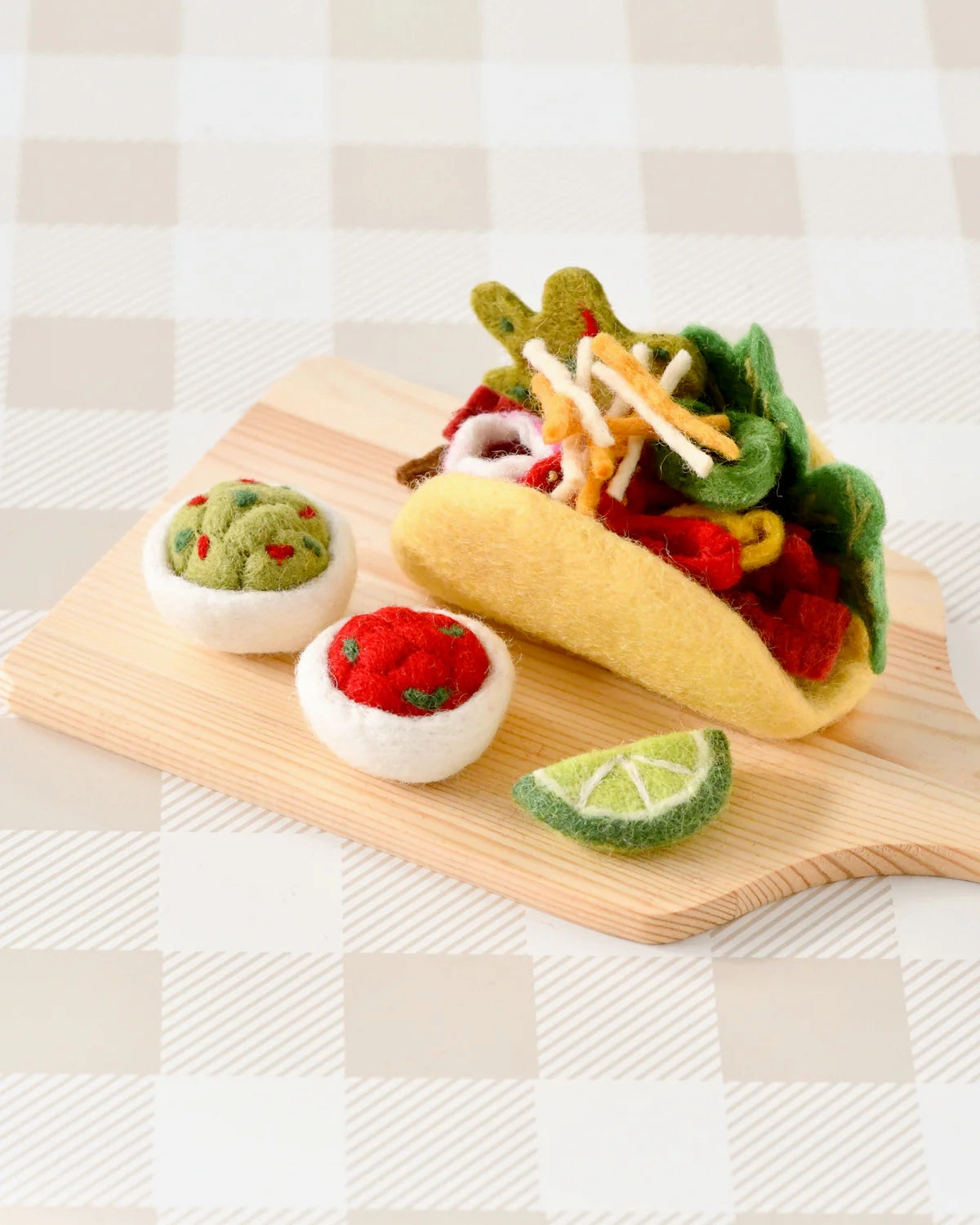 Felt Taco Play Food Set
