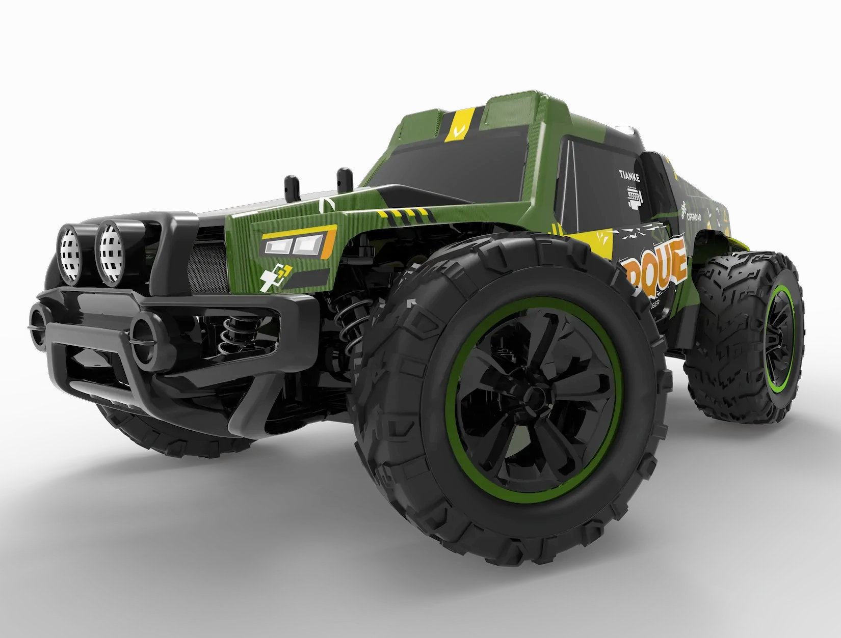 FEROCIOUS RC Remote Controlled Four-Wheel Drive Monster Truck