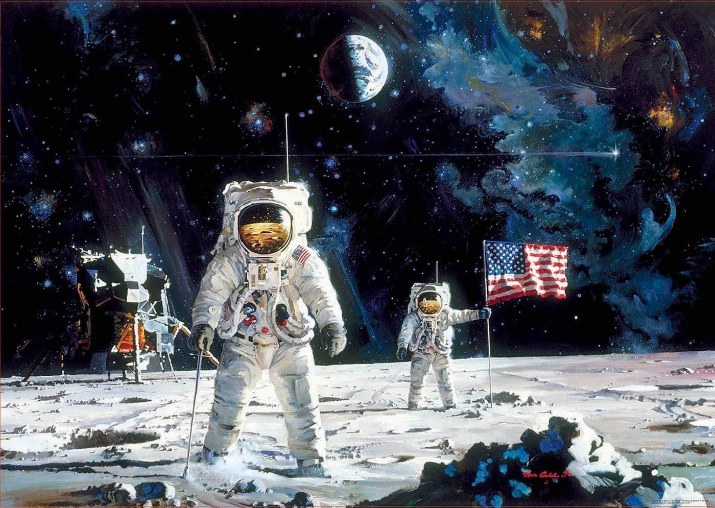 First Men On The Moon 1000 Puzzle