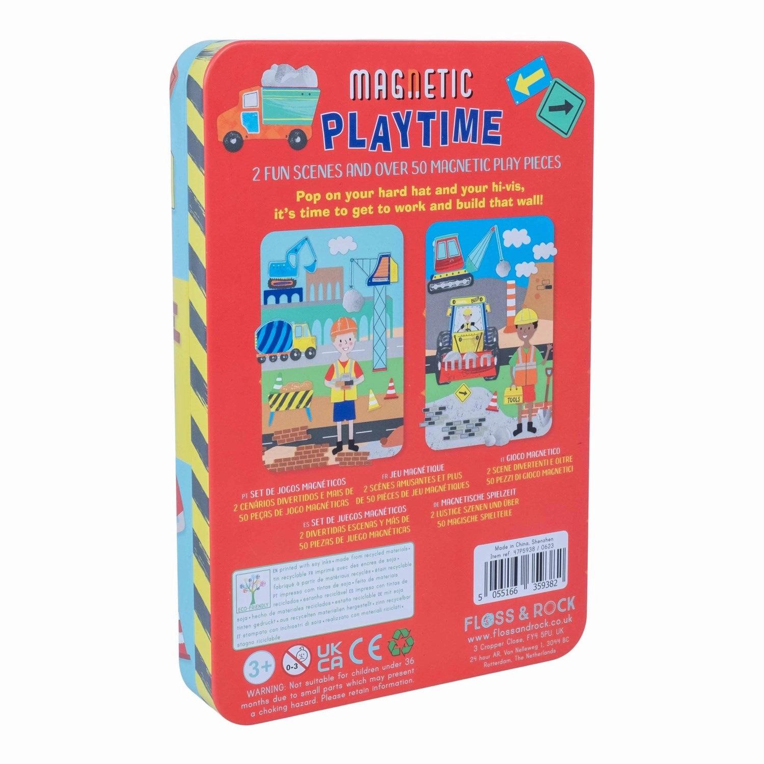 Floss & Rock Construction Magnetisk Legest