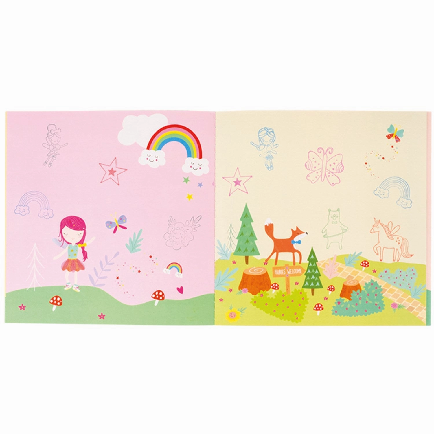 Floss & Rock Stempelst Rainbow Fairy