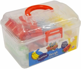 Fun Dough Scented Carry Case Set With Doughs & Moulds
