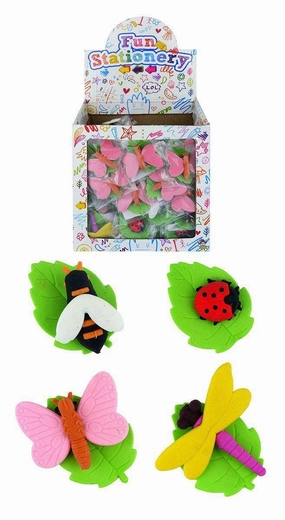Fun Stationery Insects Erasers