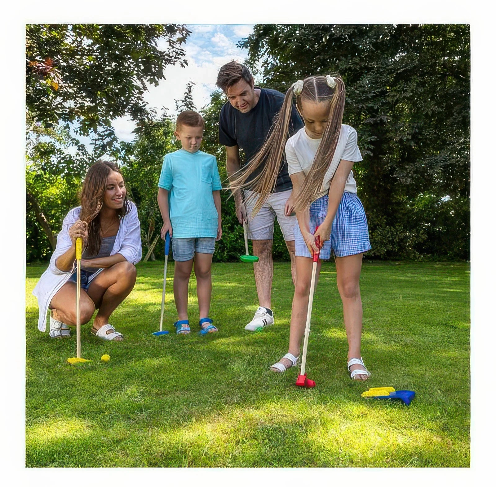 Garden Games Wooden Crazy Golf Garden Set