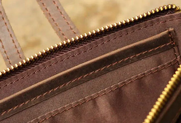 Genuine Leather Clutch Wallet Long Leather Wallet Bifold Wallet Bag For Womens