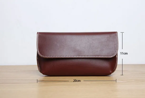 Genuine Leather Cute Long Slim Wallet Clutch Passport Wallet Purse For Women Girl