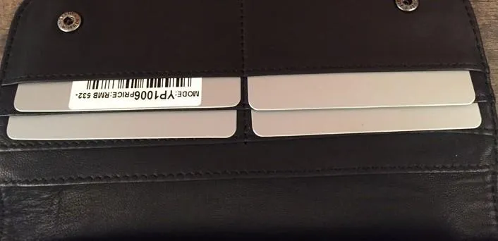 Genuine Leather Mens Cool billfold Long Leather Wallet Men Small Wallets Bifold for Men