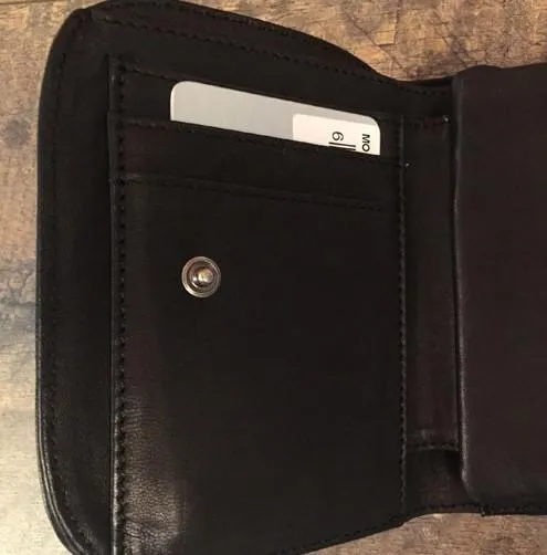 Genuine Leather Mens Cool billfold Long Leather Wallet Men Small Wallets Bifold for Men