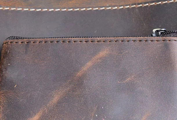 Genuine Leather Mens Wallet Cool billfold Card Coin Holder Wallet Purse for Mens