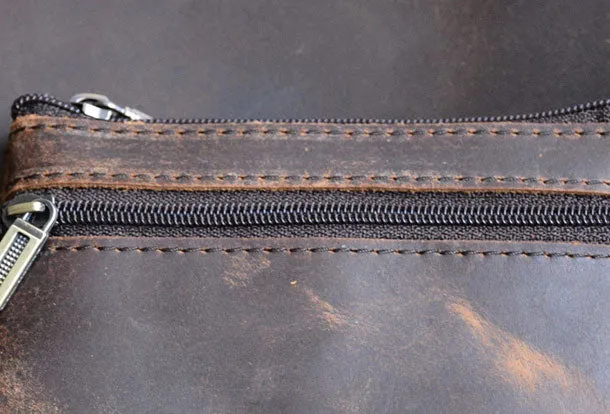 Genuine Leather Mens Wallet Cool billfold Card Coin Holder Wallet Purse for Mens