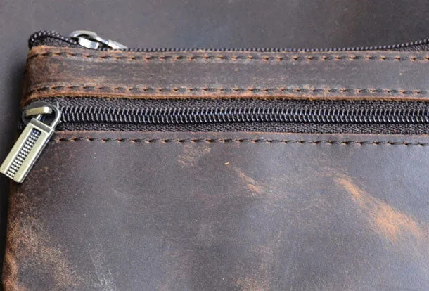 Genuine Leather Mens Wallet Cool billfold Card Coin Holder Wallet Purse for Mens
