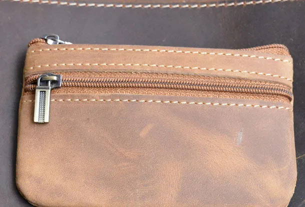 Genuine Leather Mens Wallet Cool billfold Card Coin Holder Wallet Purse for Mens