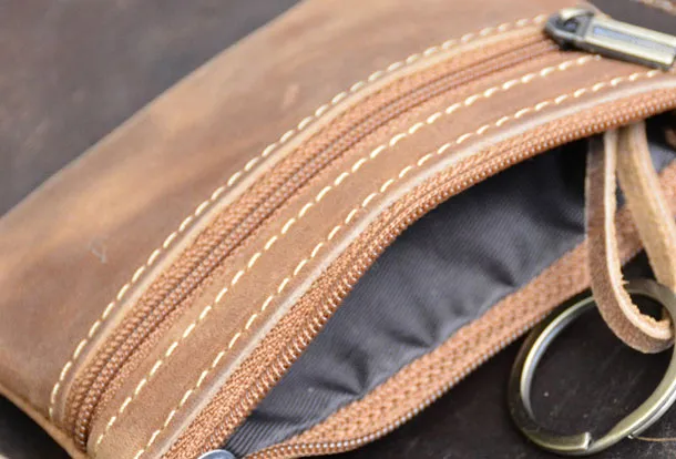 Genuine Leather Mens Wallet Cool billfold Card Coin Holder Wallet Purse for Mens