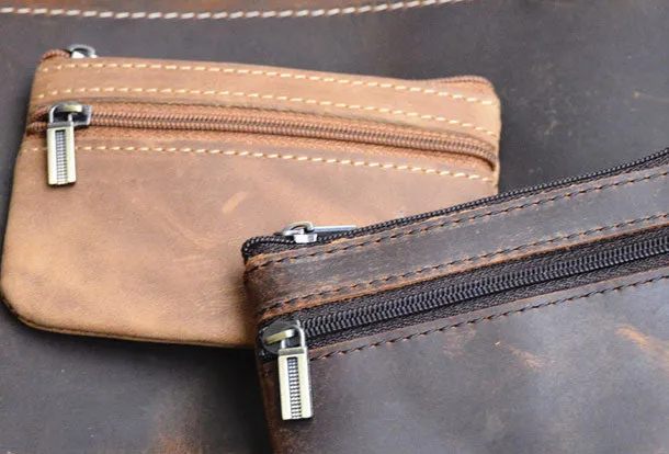 Genuine Leather Mens Wallet Cool billfold Card Coin Holder Wallet Purse for Mens