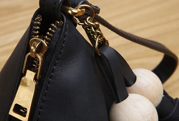 Genuine Leather Trigone Coin Key Wallet Zipper Clutch Wallet Triangle Coin Change Wallet Purse For Women