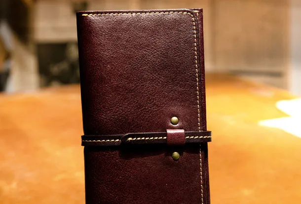 Genuine Leather Wallet Long Leather Wallet Befold Wallet For Men Women