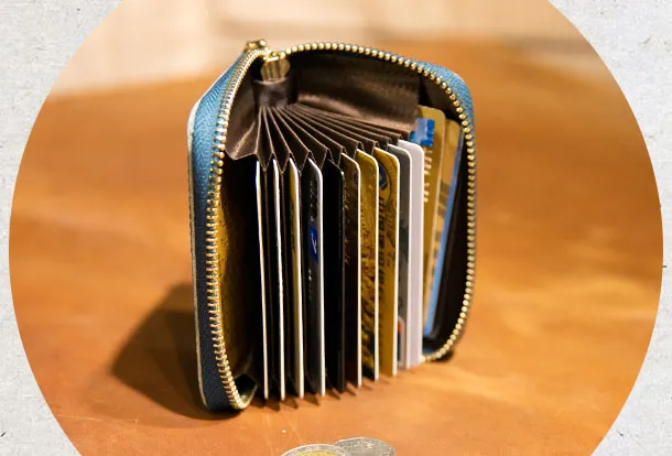 Genuine Leather Wallet Zipper Cards Wallet billfold Leather Wallet Befold Wallet For Men Women