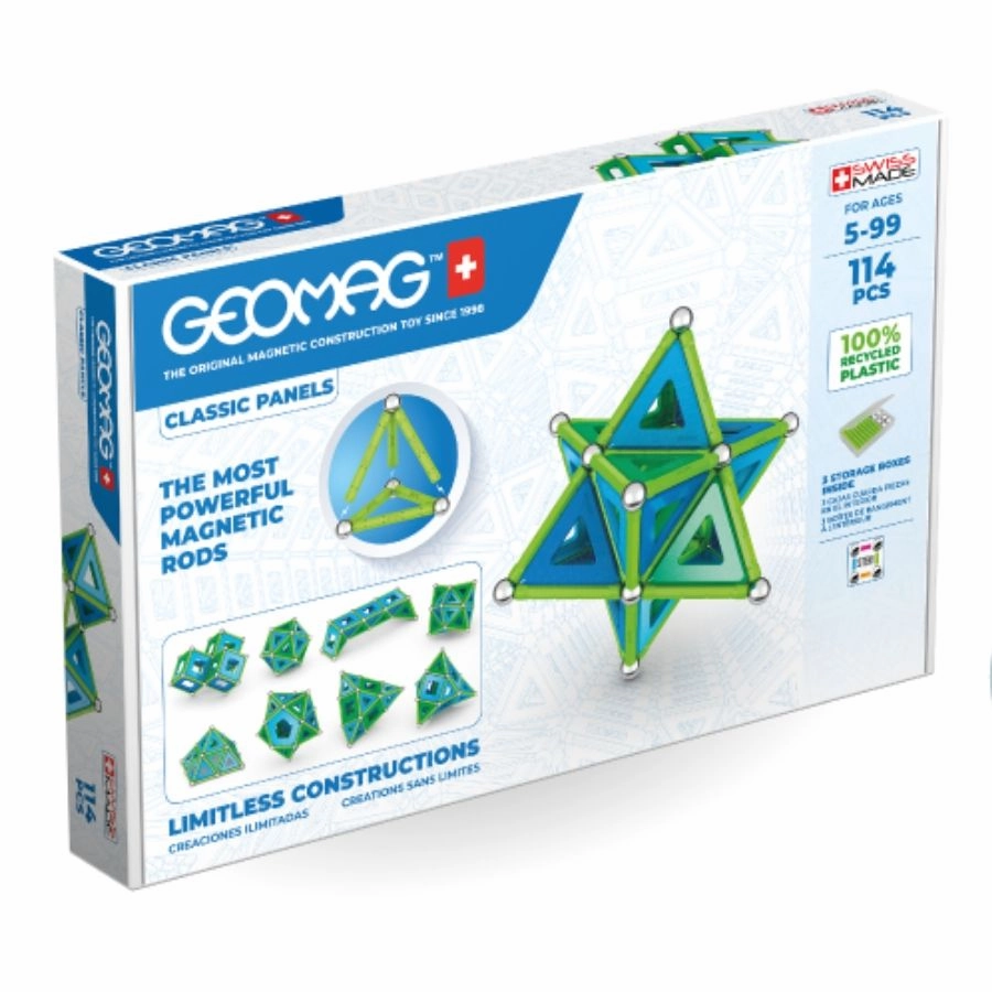 Geomag - Green Recycled Plastic Panels 114 Pieces