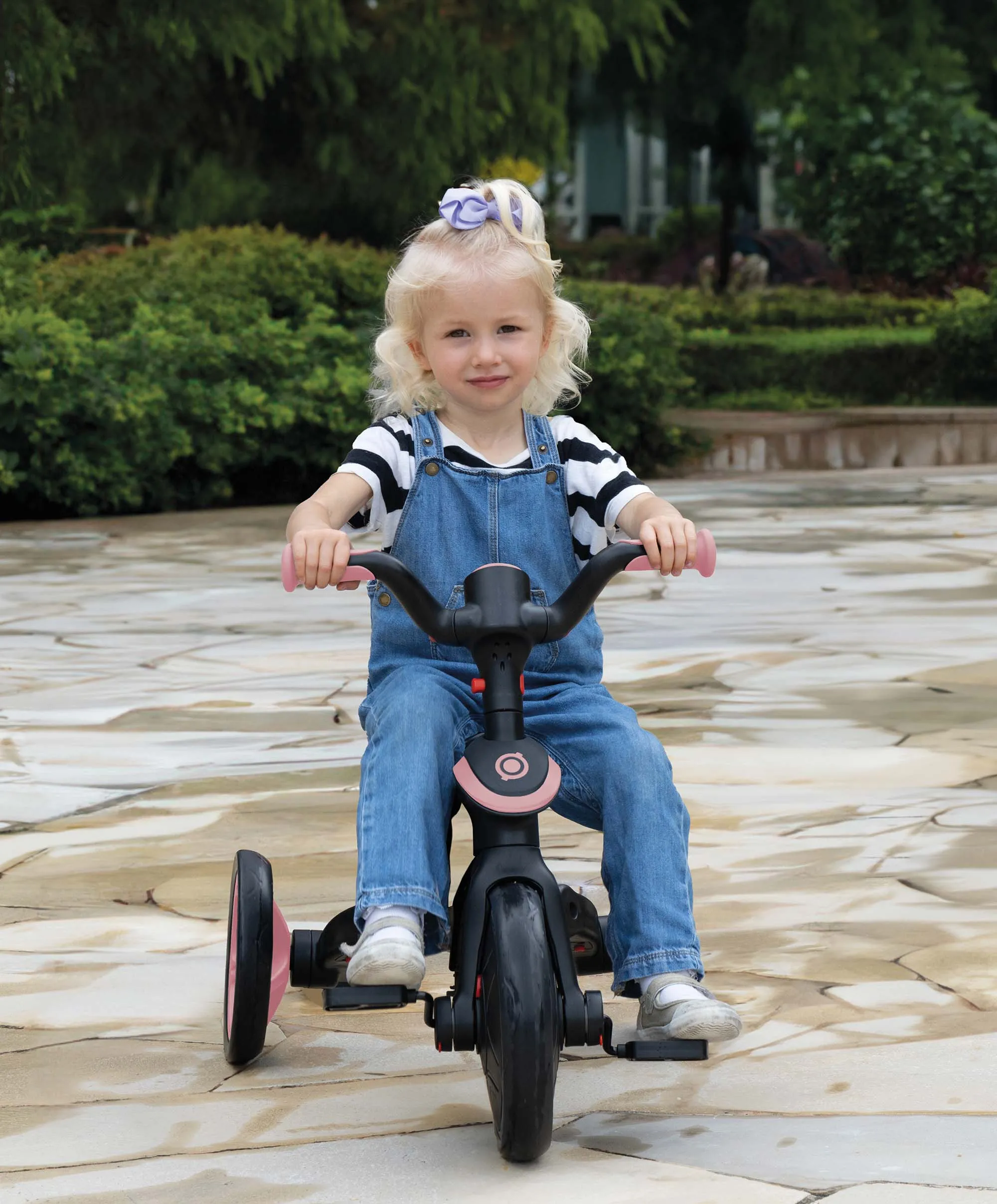 Globber Explorer Foldable 4-in-1 Trike - Pastel Pink