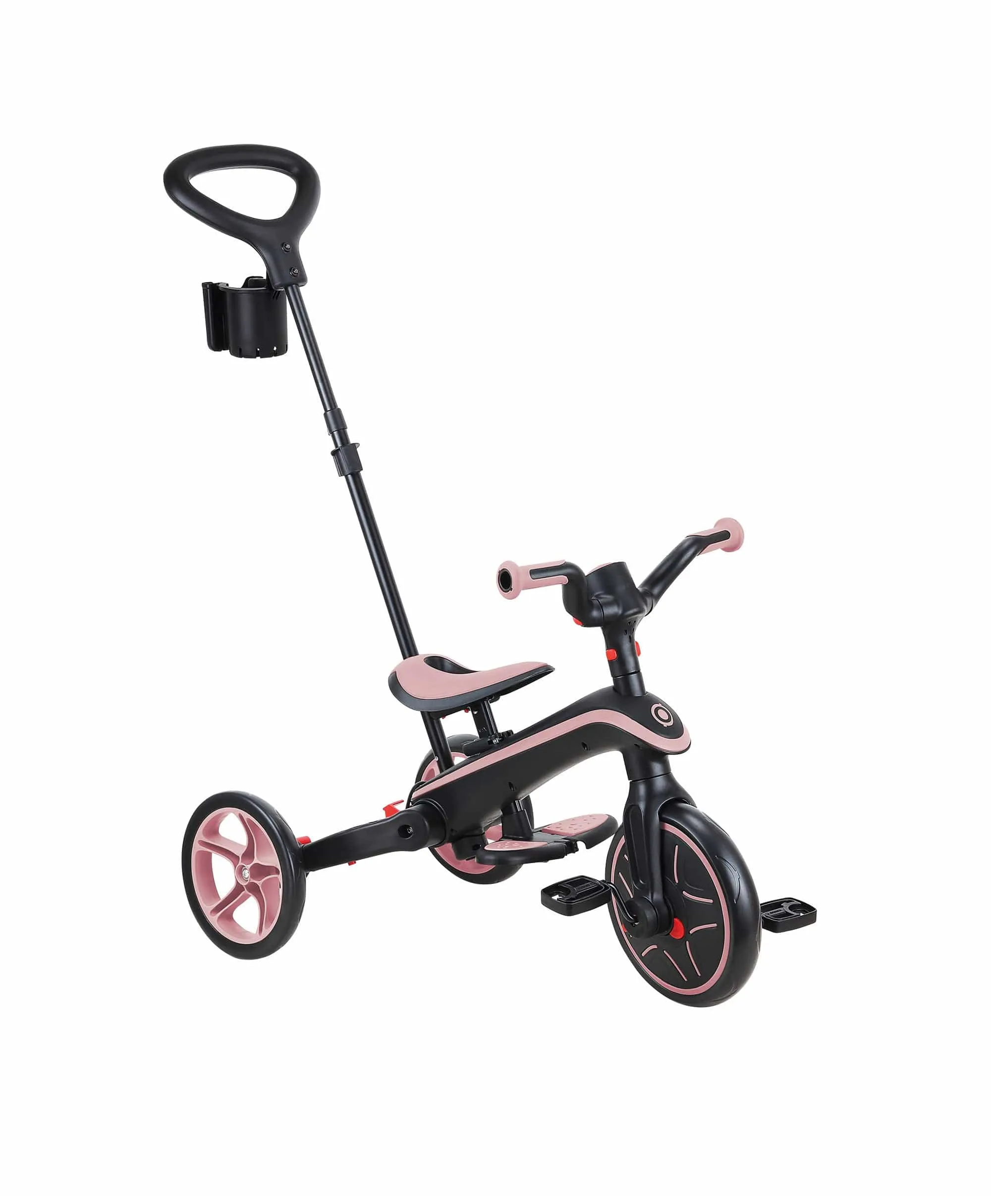 Globber Explorer Foldable 4-in-1 Trike - Pastel Pink