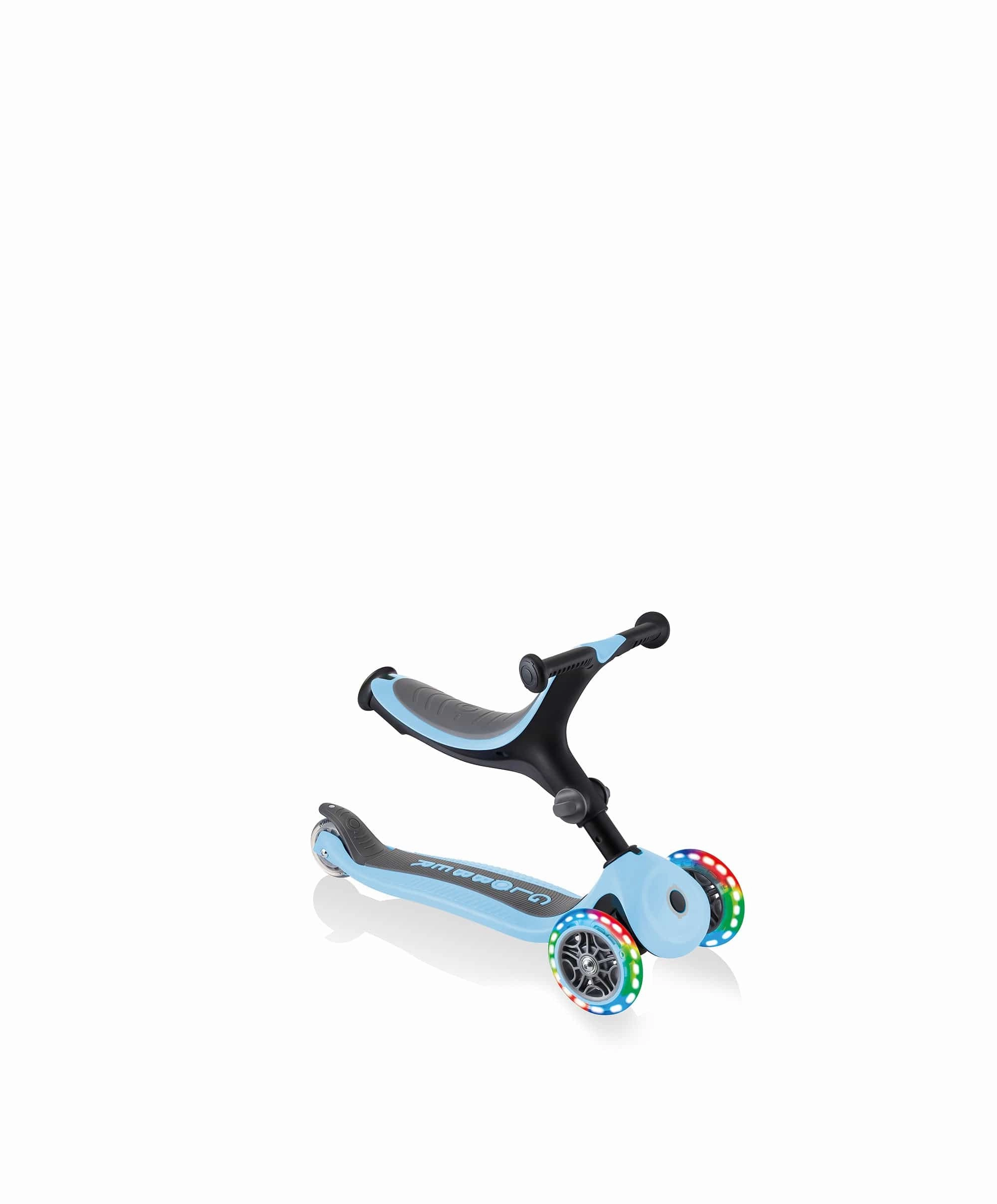 Globber Go Up Foldable Lights - Pastel Blue