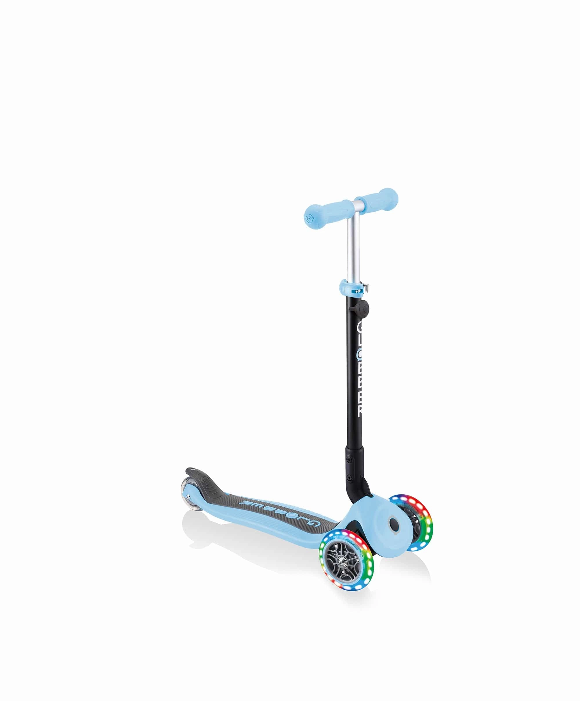 Globber Go Up Foldable Lights - Pastel Blue