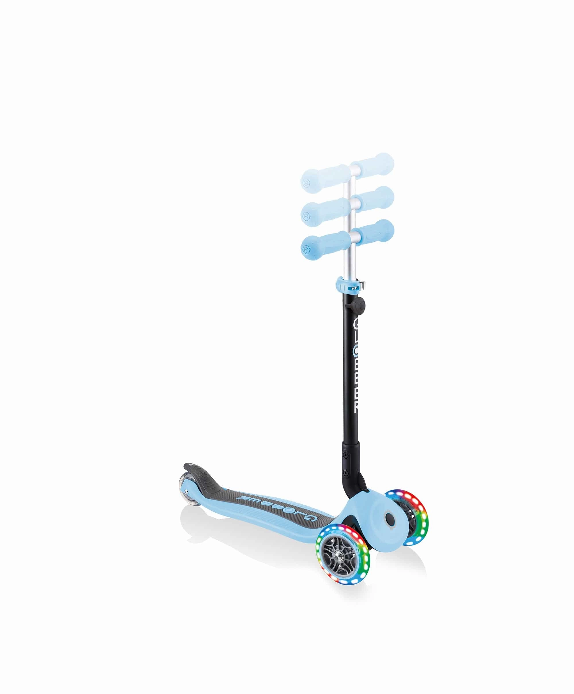 Globber Go Up Foldable Lights - Pastel Blue