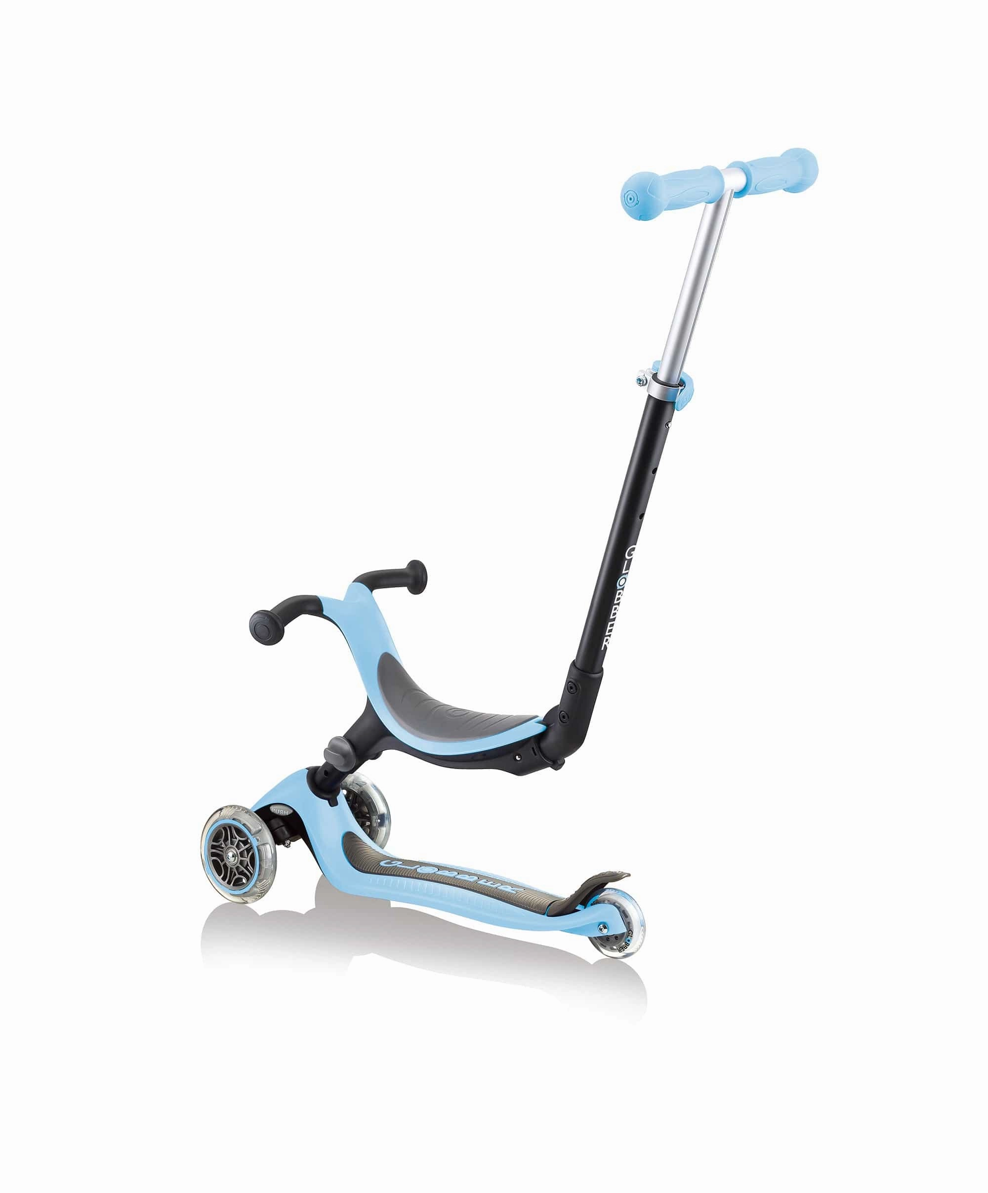 Globber Go Up Foldable Lights - Pastel Blue