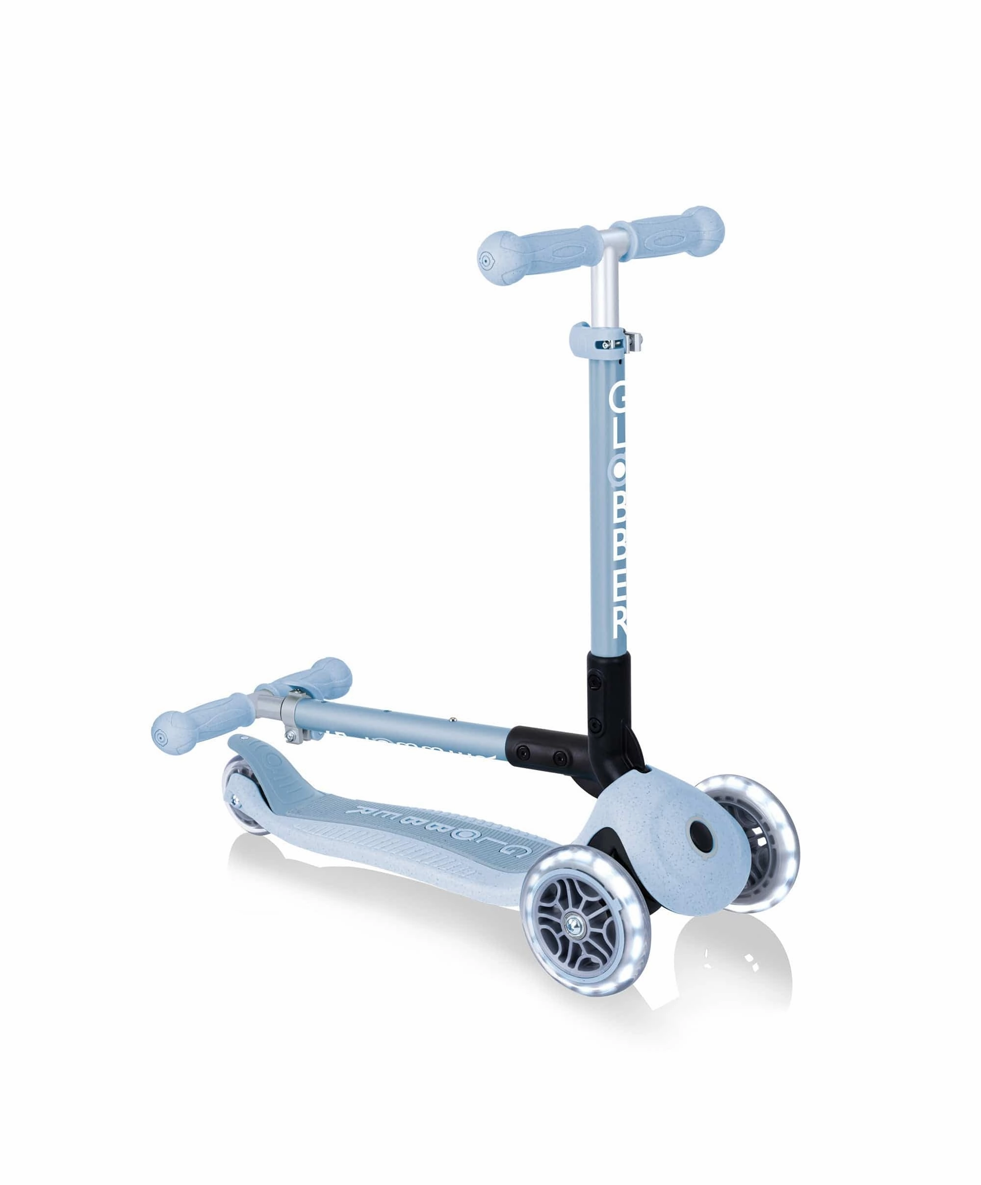 Globber Junior Foldable Lights Eco - Blueberry