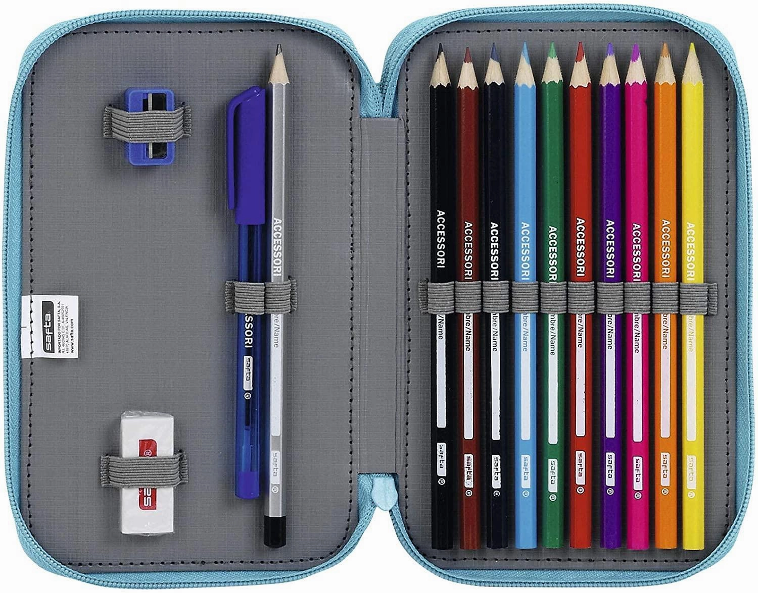 Glowlab Dreams Double Pencil Case Set With 28 Pieces