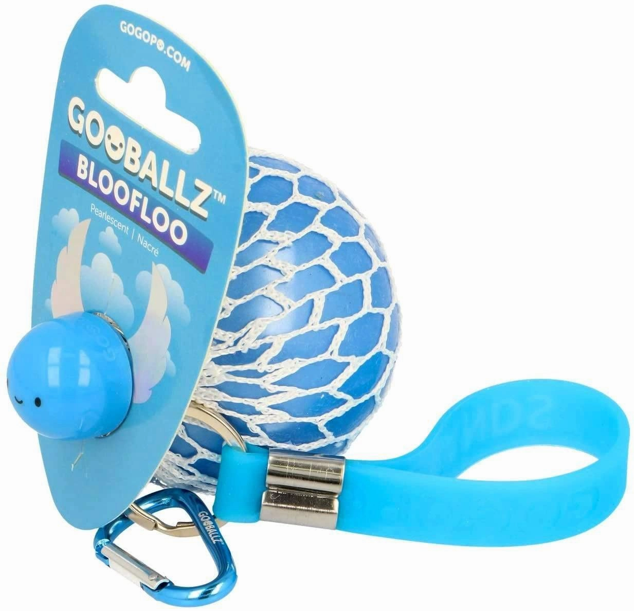 GOGOPO Gooballz Clip On Pearlescent Slime Ball - Assortment