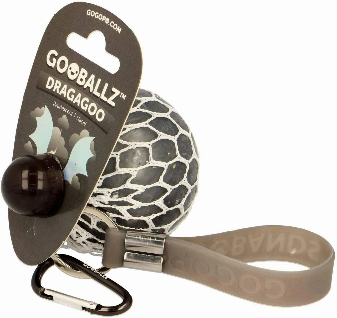 GOGOPO Gooballz Clip On Pearlescent Slime Ball - Assortment